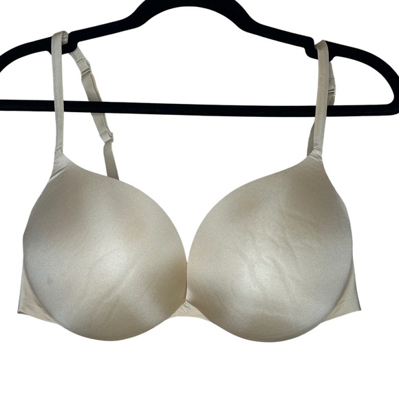 Skims Ultimate Collection Teardrop Push-Up Plunge Bra beige Size 36D - Picture 2 of 9